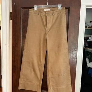 Everlane wide leg cropped pants